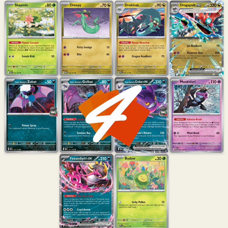 Crobat ex Rains Damage Counters – Total Board Control!